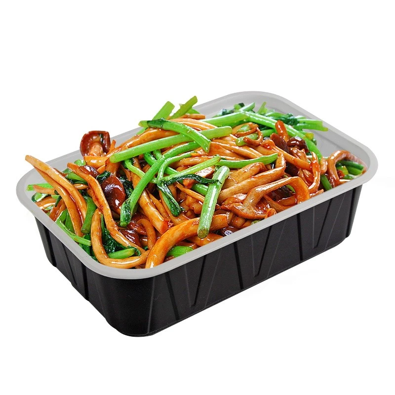 Rectangular Microwavable Packaging Box With Lid